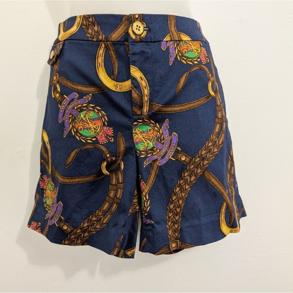 Lauren Ralph Lauren Equestrian Countryside Ranch Horse Preppy Western Shorts 4